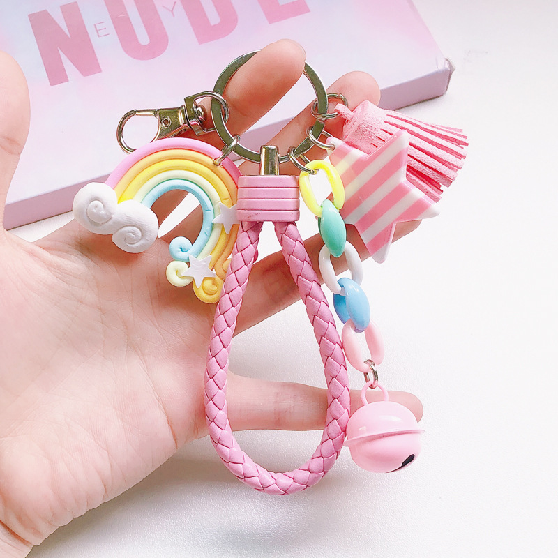 Car Accessories Wholesale - Porte-clés en Silicone pour femmes, coquille