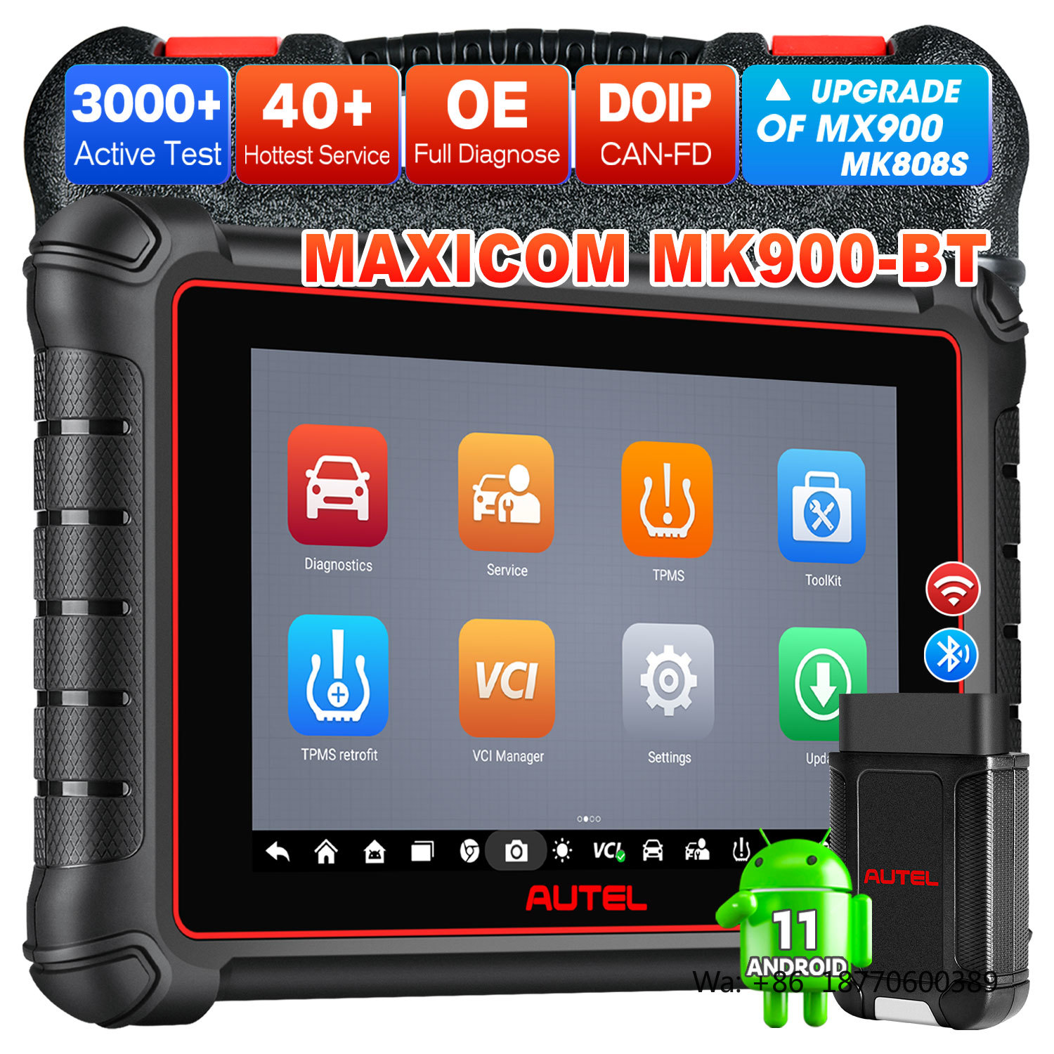Obd2 Scanner - Outil de diagnostic automobile Autel MaxiCOM