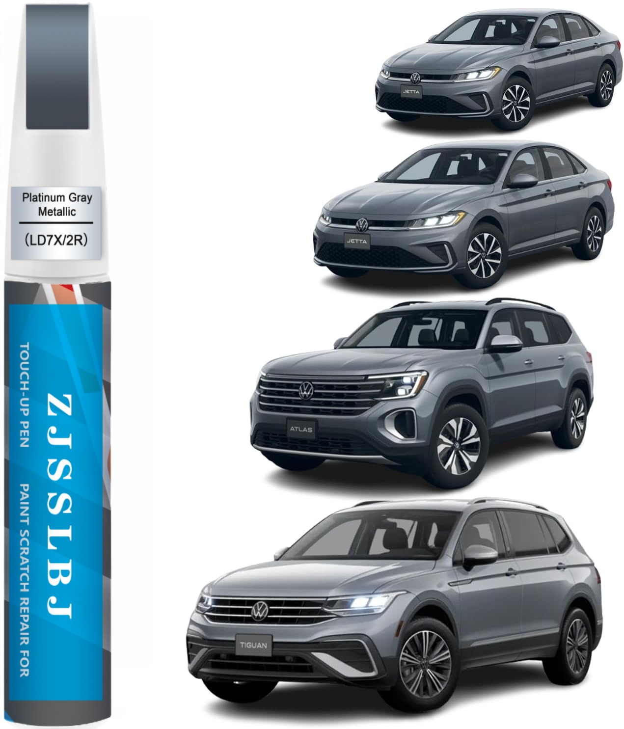 Car Scratch Remover Pen - Peinture de retouche automobile (gris platine