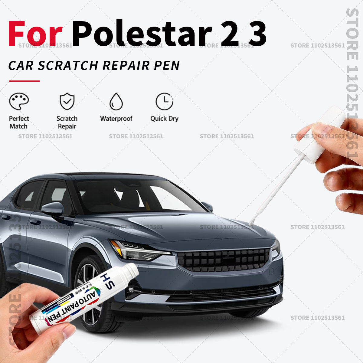 Car Scratch Remover Pen - Stylo de retouche de peinture pour