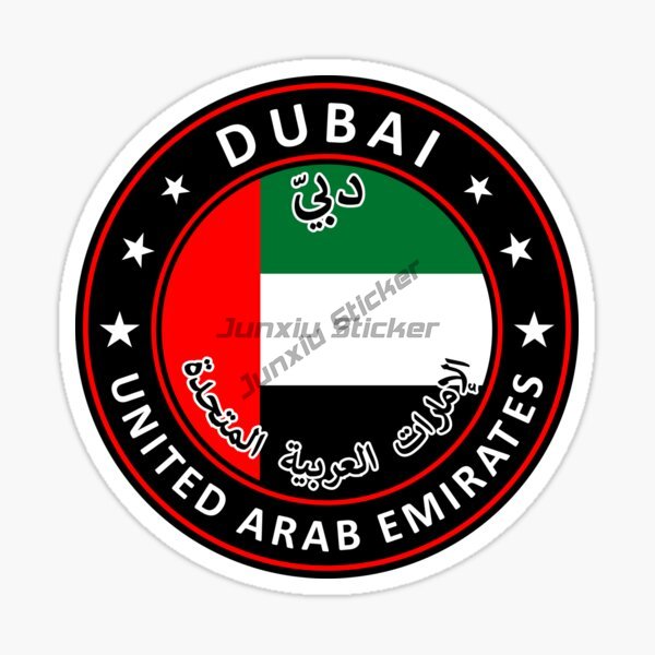 Autocollant circulaire drapeau - Car Accessories In Dubai avis et prix
