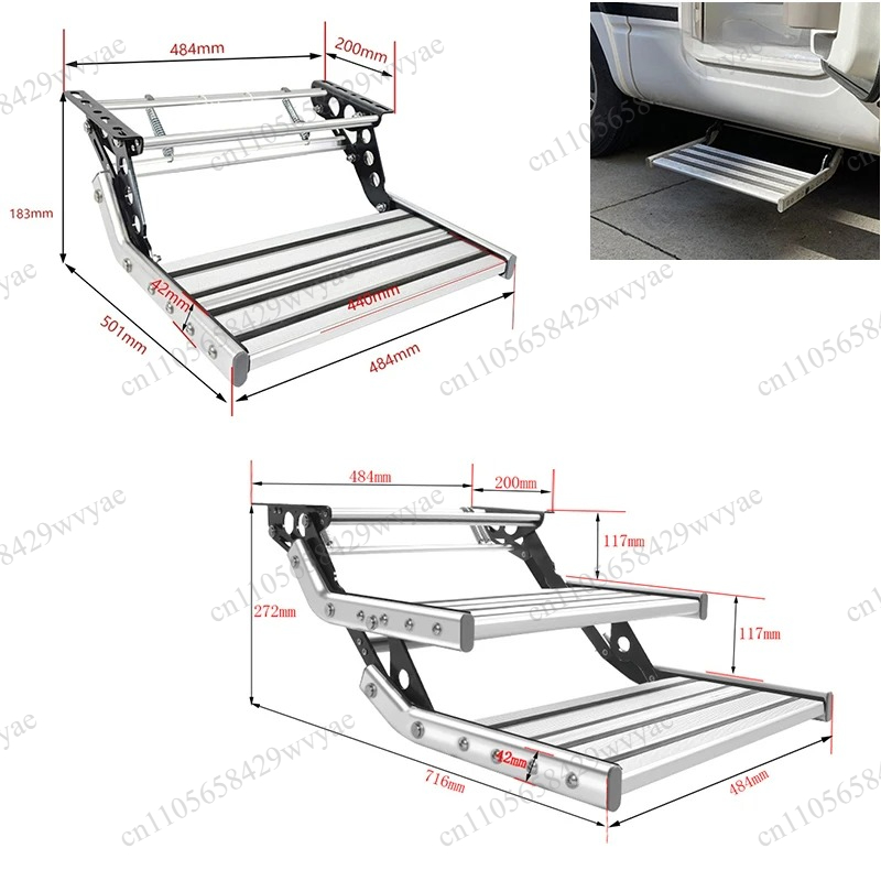 Marchepieds pliants pour campi - Car Accessories For Camping avis et prix