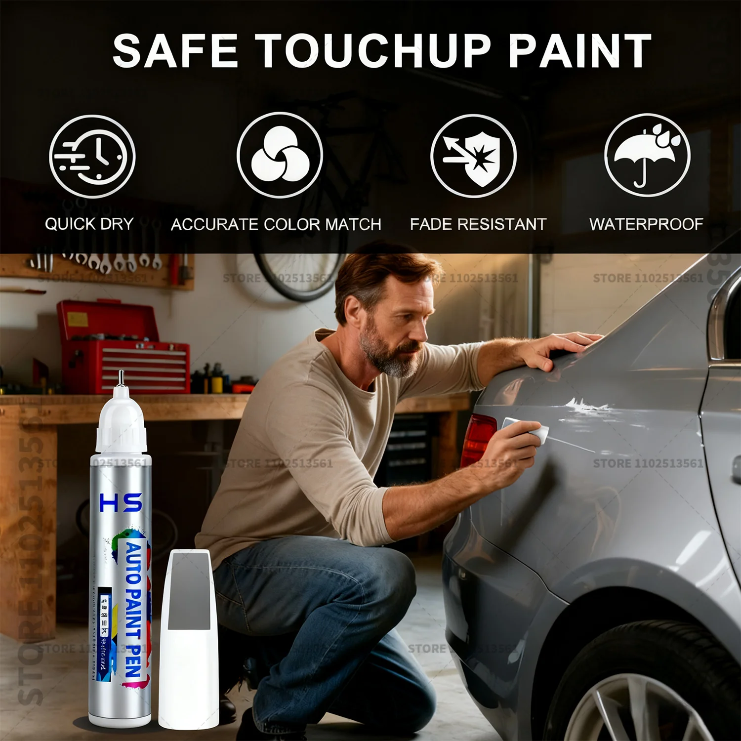 Stylo de réparation de peintur - Car Scratch Remover Pen avis et prix