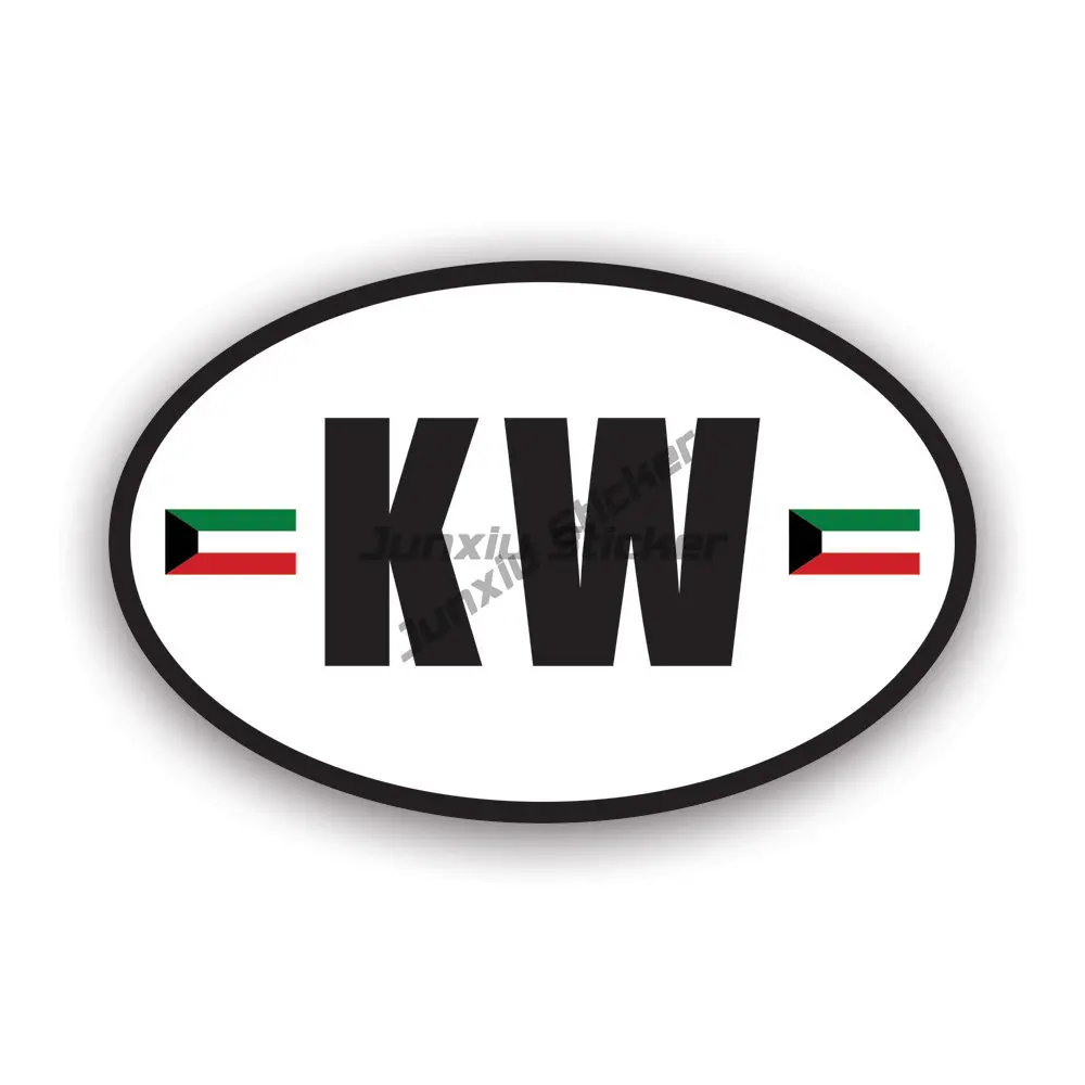 KW koweït drapeau emblème créa - Car Accessories Kuwait avis et prix