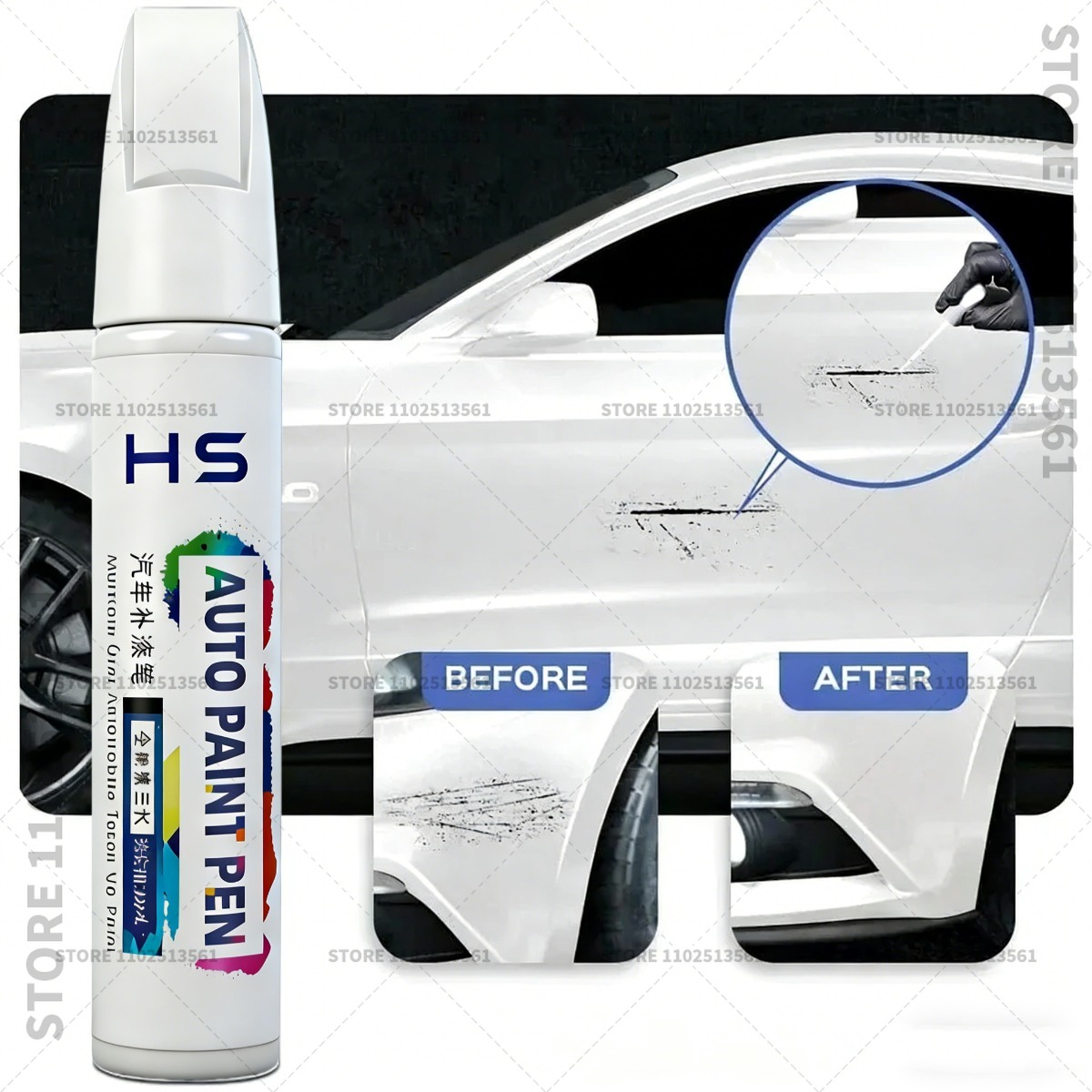 Stylo de retouche de peinture  - Car Scratch Remover Pen avis et prix