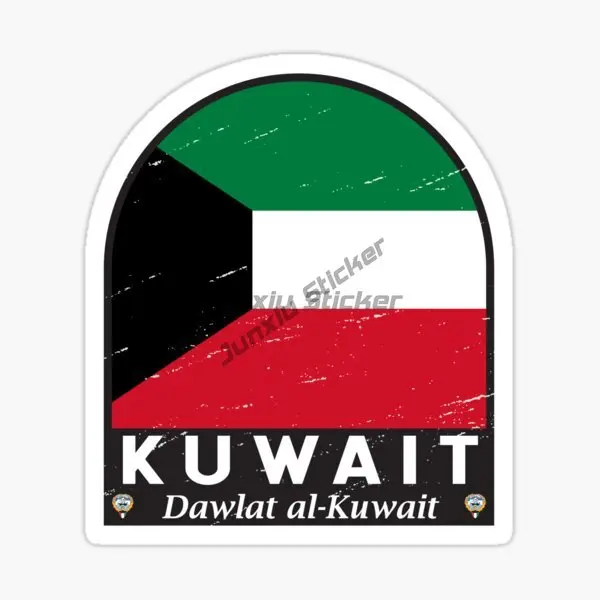 KWT koweït drapeau carte emblè - Car Accessories Kuwait avis et prix