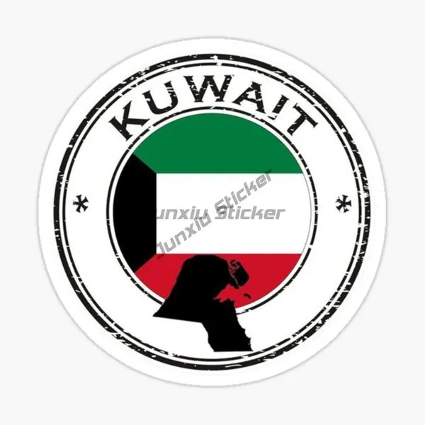 KWT koweït drapeau carte emblè - Car Accessories Kuwait avis et prix