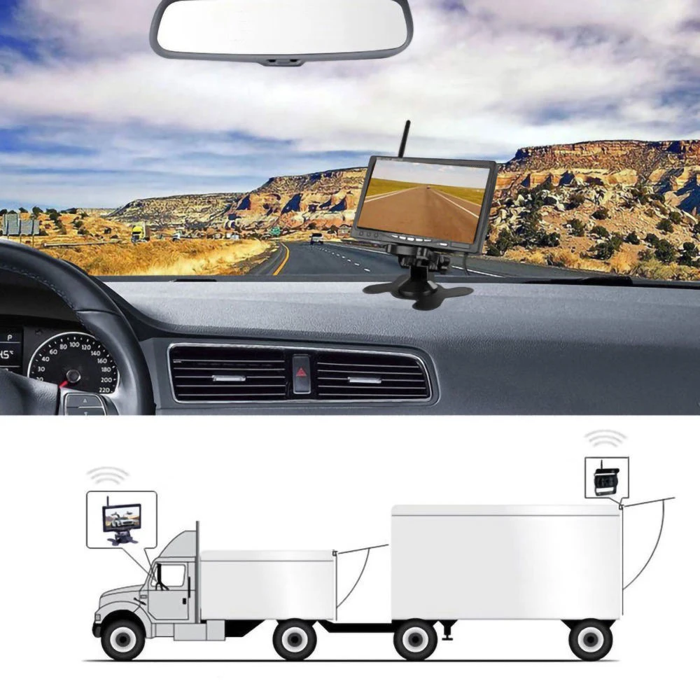 Caméra de recul sans fil HD 7' - Rear Camera For Car avis et prix