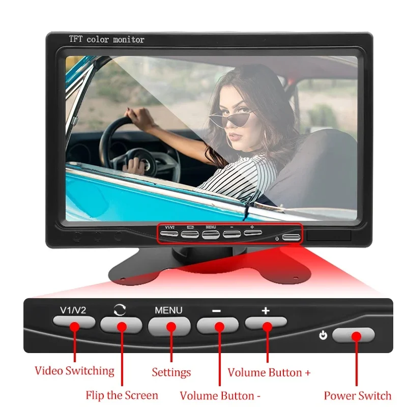 Caméra de recul sans fil HD 7' - Rear Camera For Car avis et prix